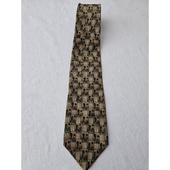 J Garcia Collectors Edition Stonehenge 100% Silk Hand Sewn in USA Mens Necktie - Picture 2 of 6